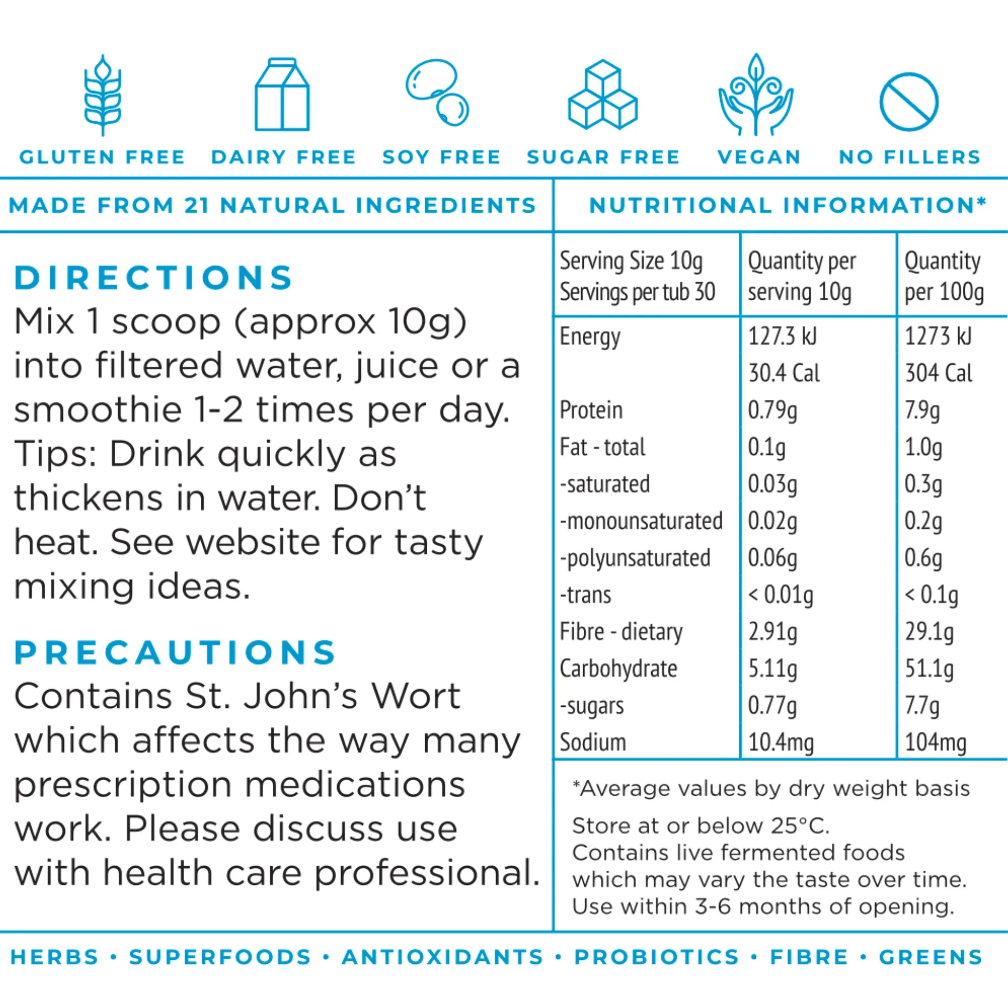 LIFESTART NATUROPATHICS MAN 21 300G