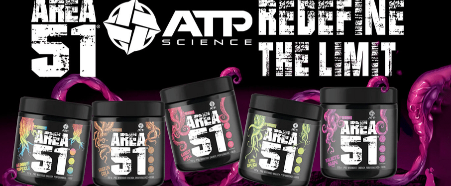 ATP SCIENCE AREA 51 PRE-WORKOUT: ENERGY, PERFORMANCE + FOCUS