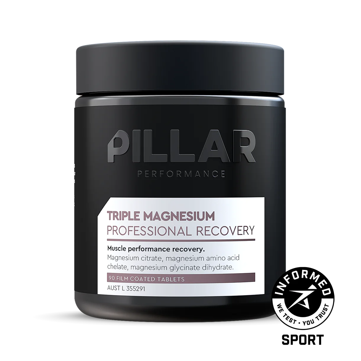 Pillar Performance Triple Magnesium Tablets 90c