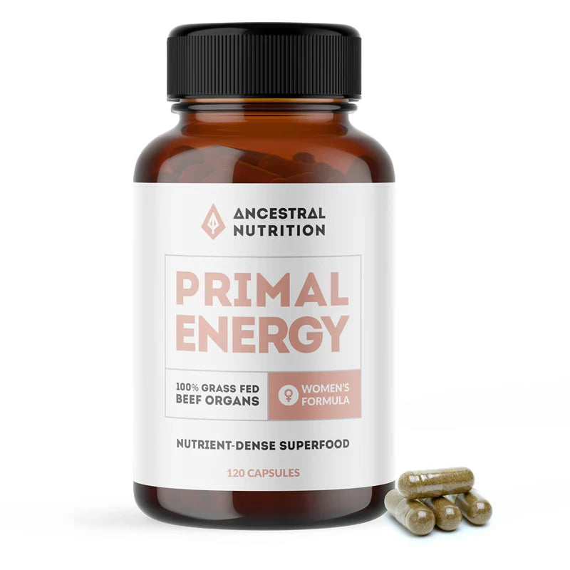 Primal Energy Women - Grass Fed Beef Organs Capsules 120c