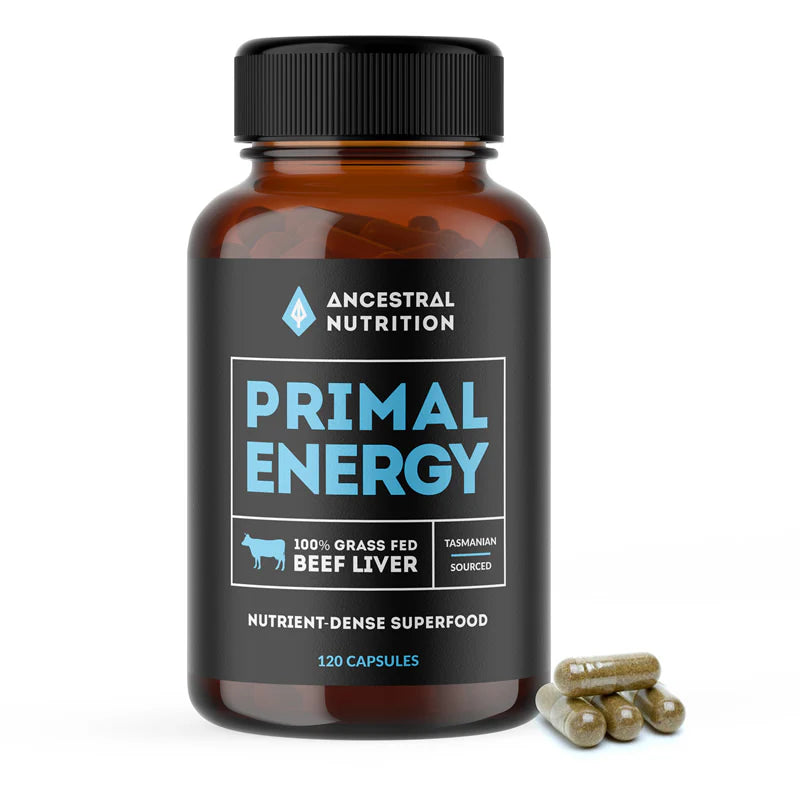 Primal Energy - Grass Fed Beef Liver Capsules 120c