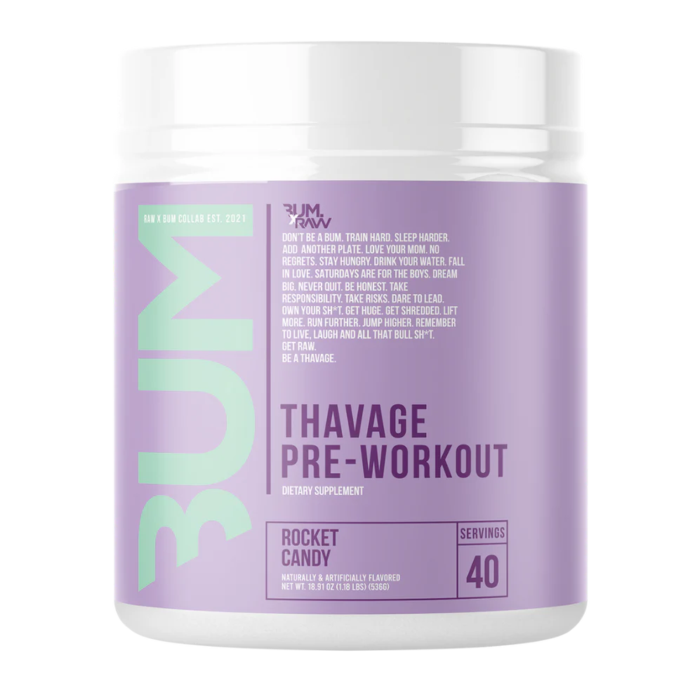 RAW Nutrition Thavage CBUM Pre Workout 40s