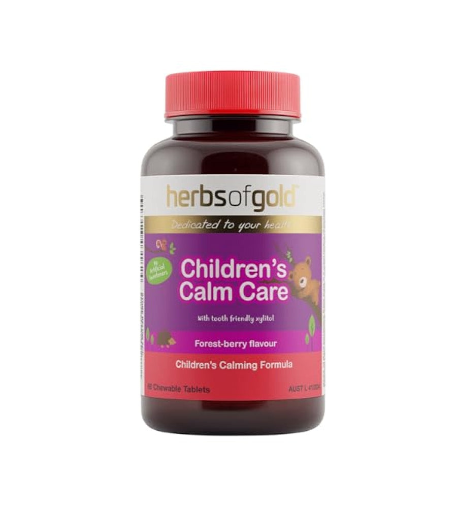 Herbs Of Gold Children's Calm Care (CHEWABLE) 60T