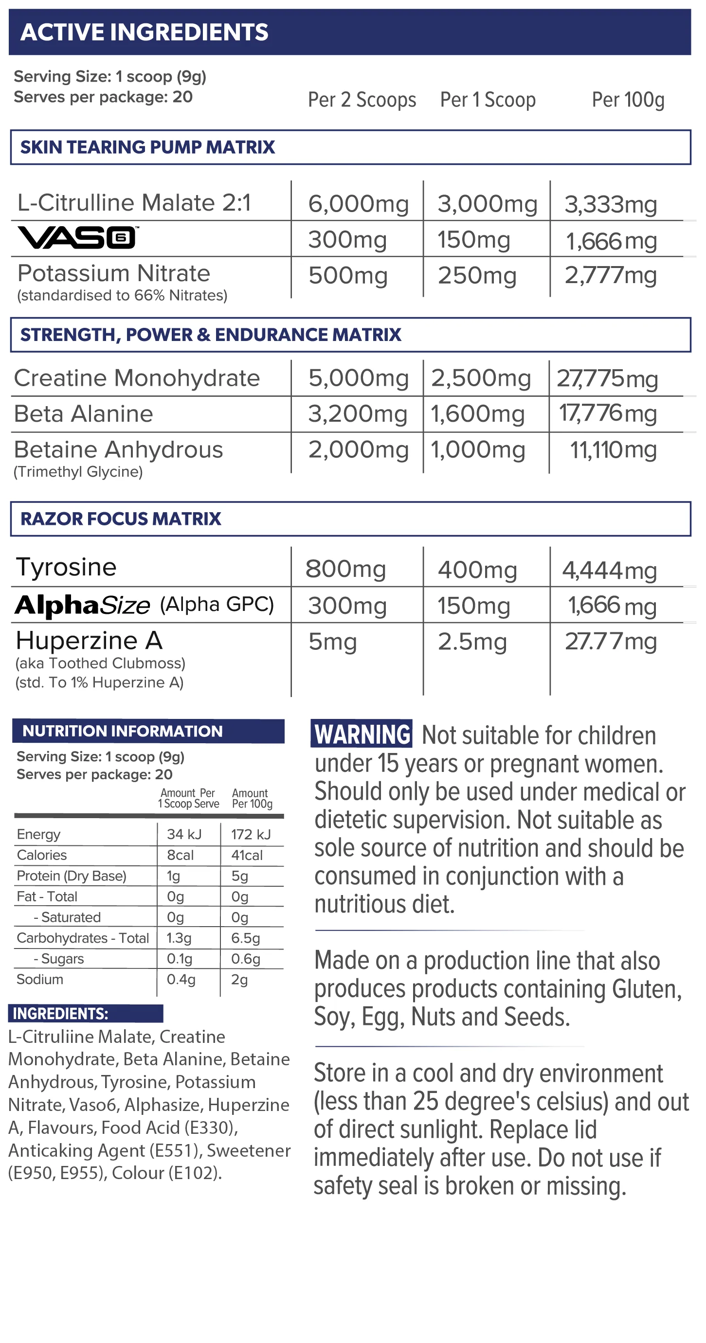 Primabolics Grind Non-Stim Pre-Workout