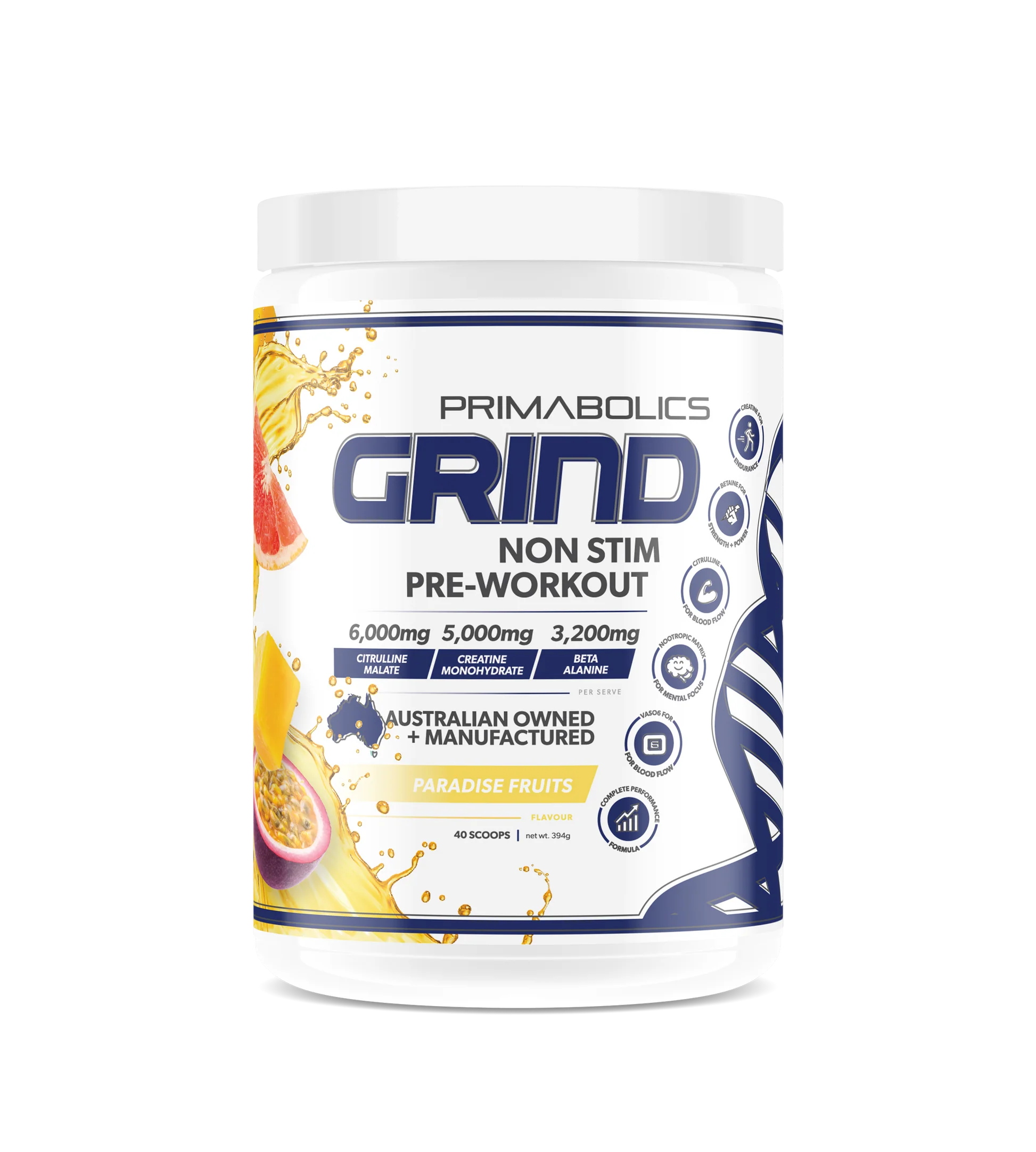 Primabolics Grind Non-Stim Pre-Workout