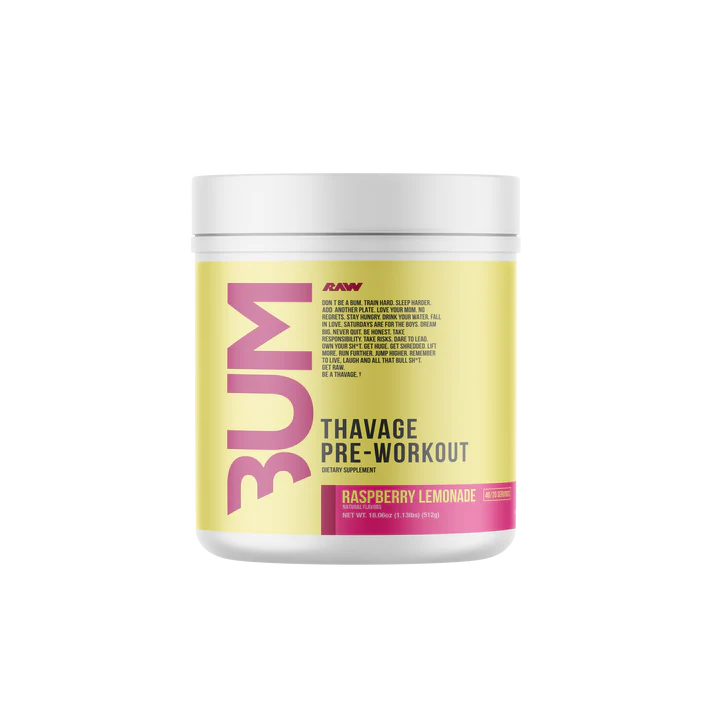 RAW Nutrition Thavage CBUM Pre Workout 40s