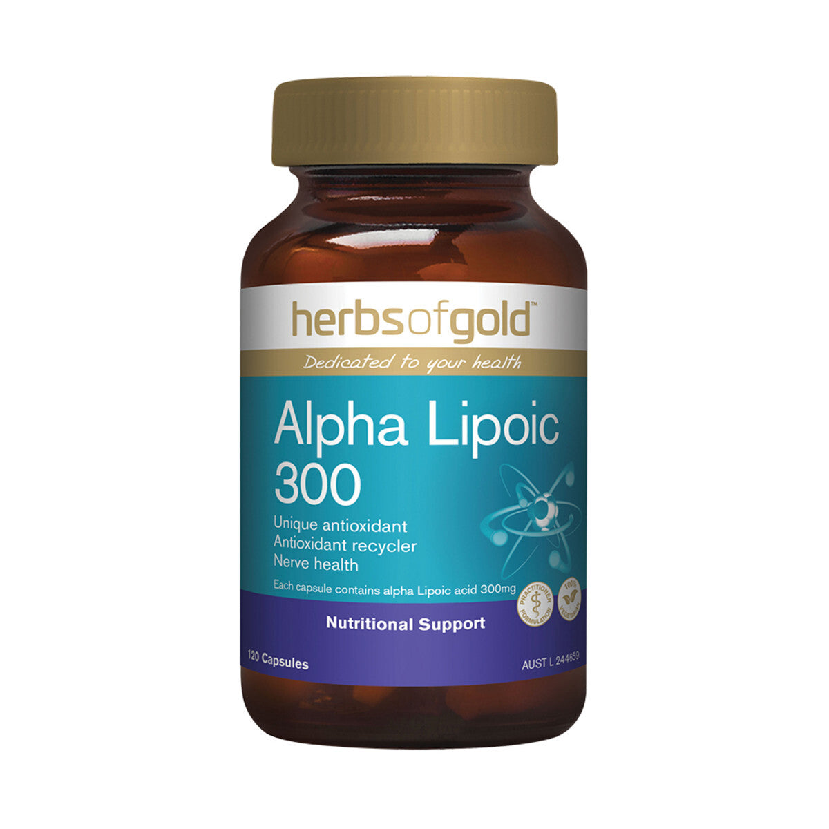 Herbs Of Gold Alpha Lipoic 300 120 Tab