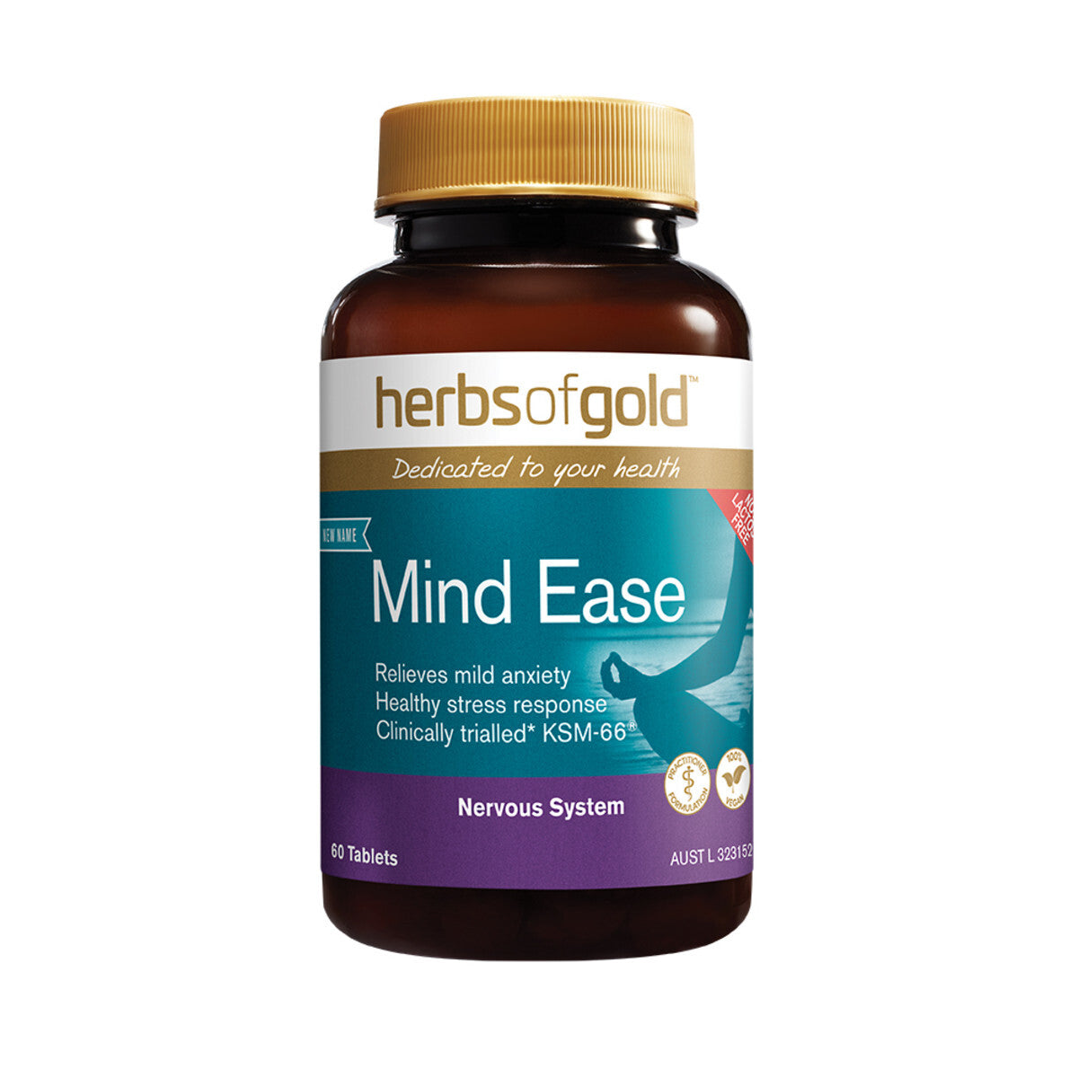 Herbs Of Gold Mind Ease 60 Tab
