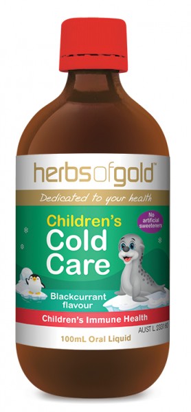 Herbs Of Gold Childrens Cold Care 100ml