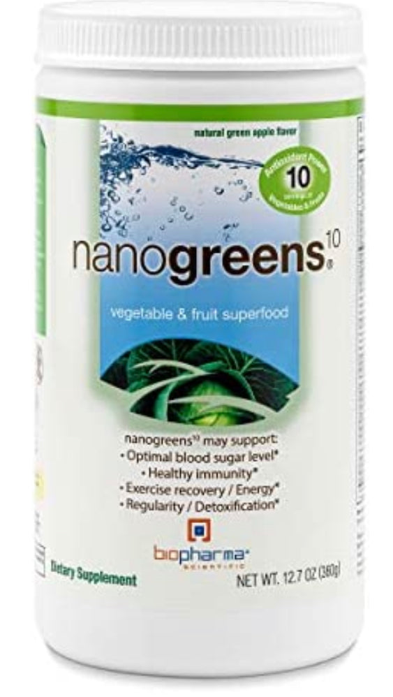 BioPharma Nano Greens Powder