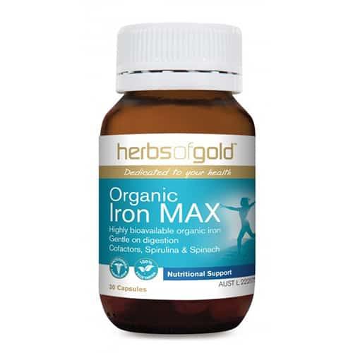 Organic Iron Max - Australian Nutrition Centre