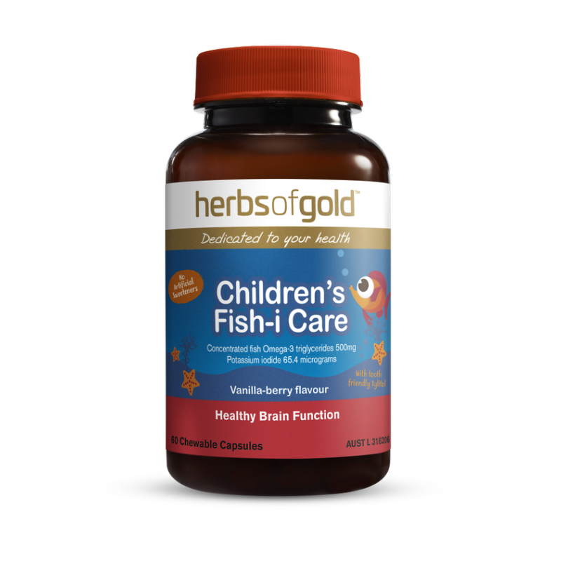 Herbs Of Gold Children's Fish-i Care 60 capsules